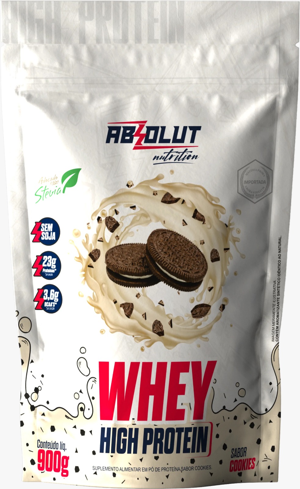 WHEY HIGH PROTEIN ABSOLUT 900G COOKIES