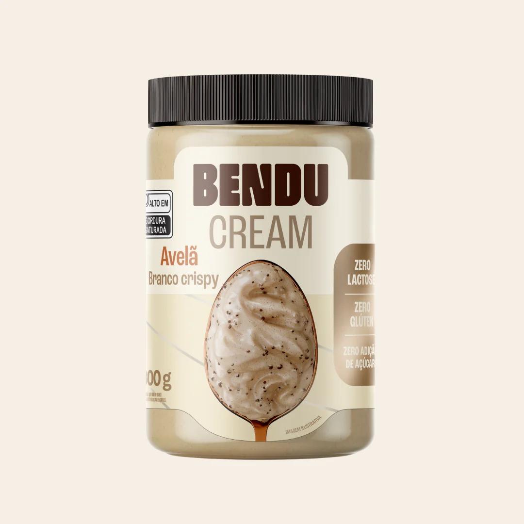 BENDU CREAM AVELÃ BRANCO CRISPY 300G