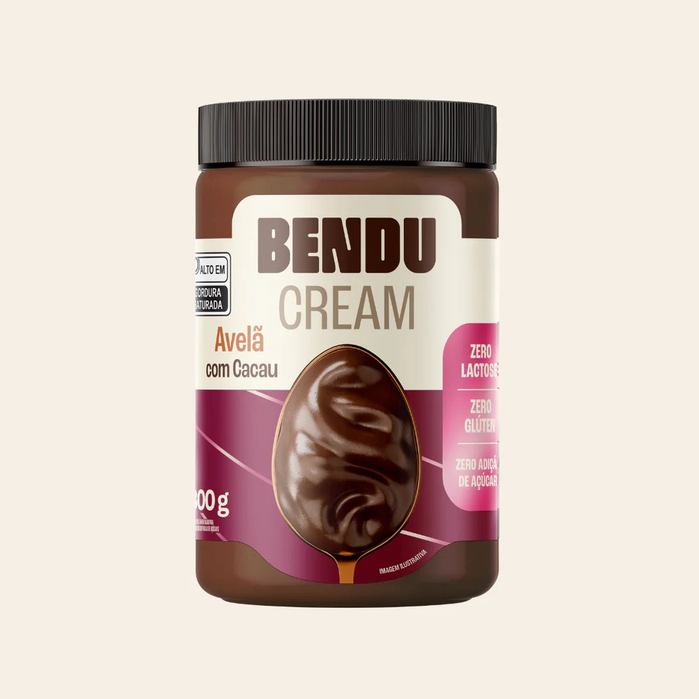BENDU CREAM AVELÃ COM CACAU 300G