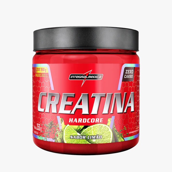 CREATINA HARDCORE INTEGRAL MÉDICA 350G LIMÃO