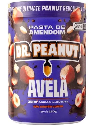PASTA DE AMENDOIM DR. PEANUT AVELÃ 250G