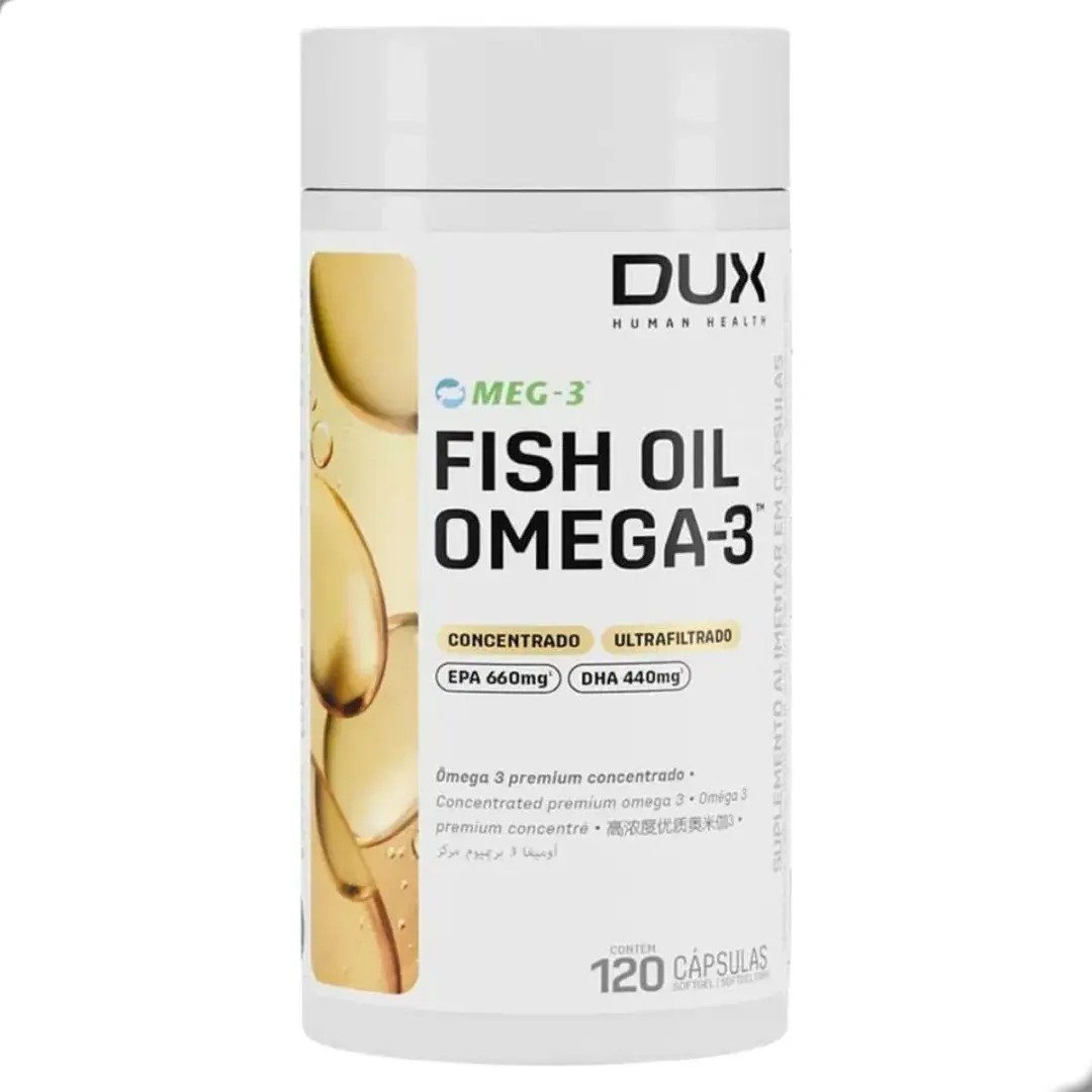 FISH OIL OMEGA-3 DUX 120 CÁPSULAS