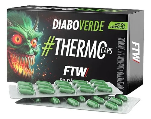 DIABO VERDE THERMO CAPS FTW 60 CÁPSULAS