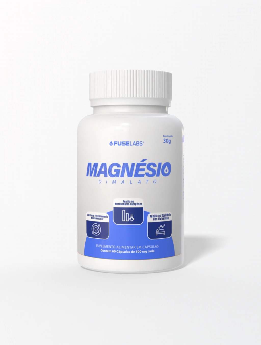 MAGNÉSIO DIMALATO FUSE LABS 60 CÁPSULAS