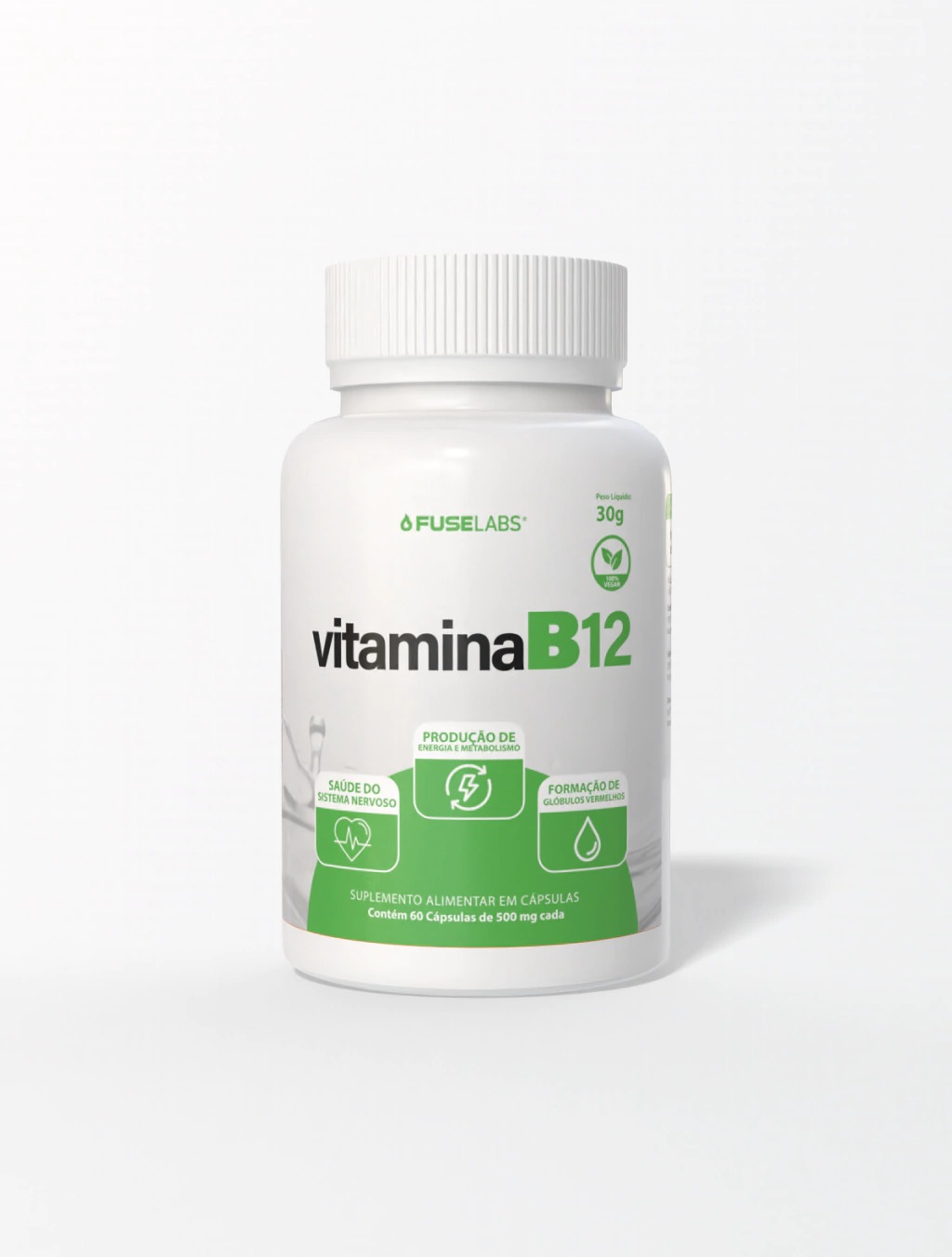 VITAMINA B12 FUSE LABS 60 CÁPSULAS