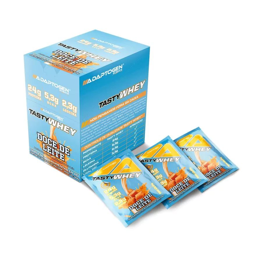SACHÊ TASTY WHEY 34G DOCE DE LEITE