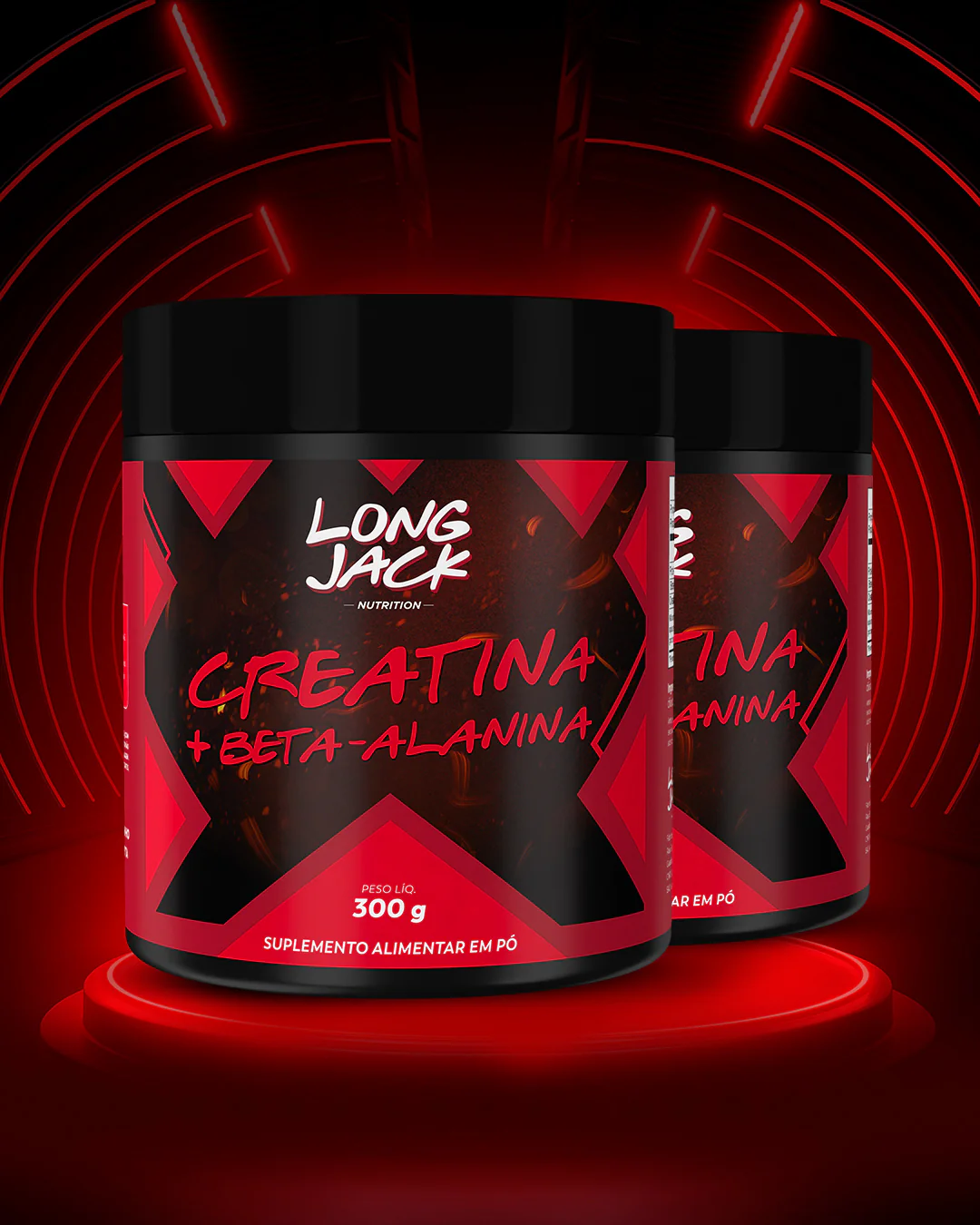 CREATINA + BETA ALANINA LONG JACK 300G