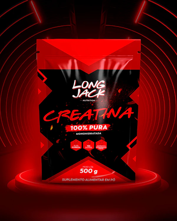 CREATINA 100% PURA LONG JACK 500G 