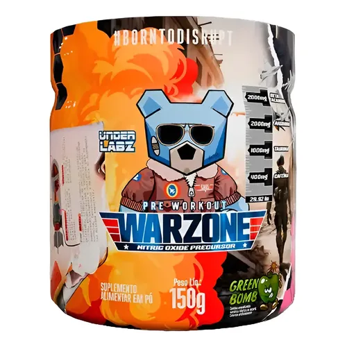 WARZONE PRÉ TREINO 150G GREEN BOMB