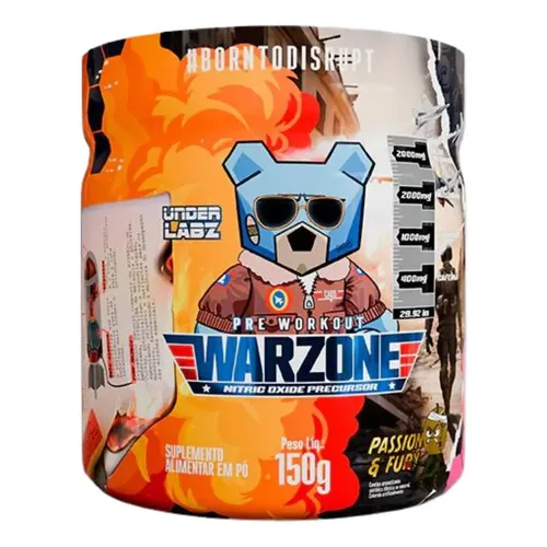 WARZONE PRÉ TREINO 150G PASSION&FURY 