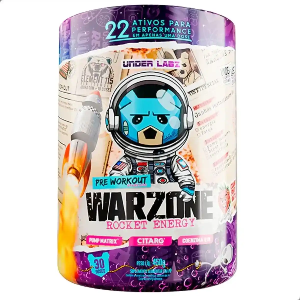 WARZONE ROCKET ENERGY 450G COSMIC FRUIT BATTLE