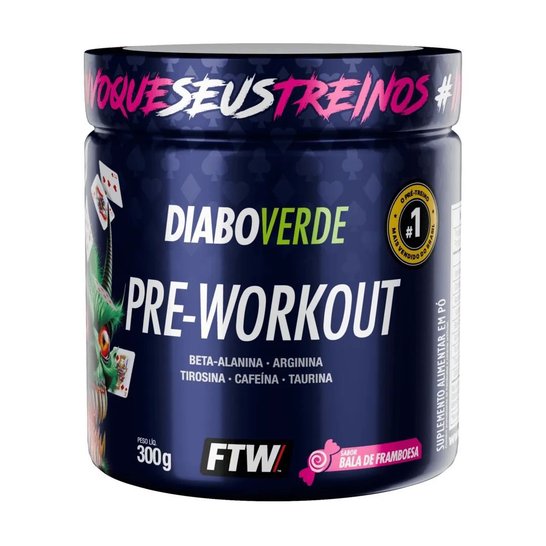 DIABO VERDE FTW 300G BALA DE FRAMBOESA