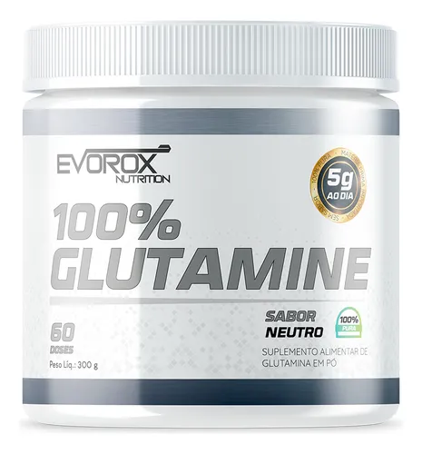 GLUTAMINA 100% PURA EVOROX 300G 