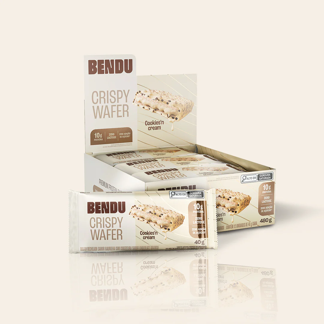BENDU CRISPY WAFER 40G COOKIESN CREAM
