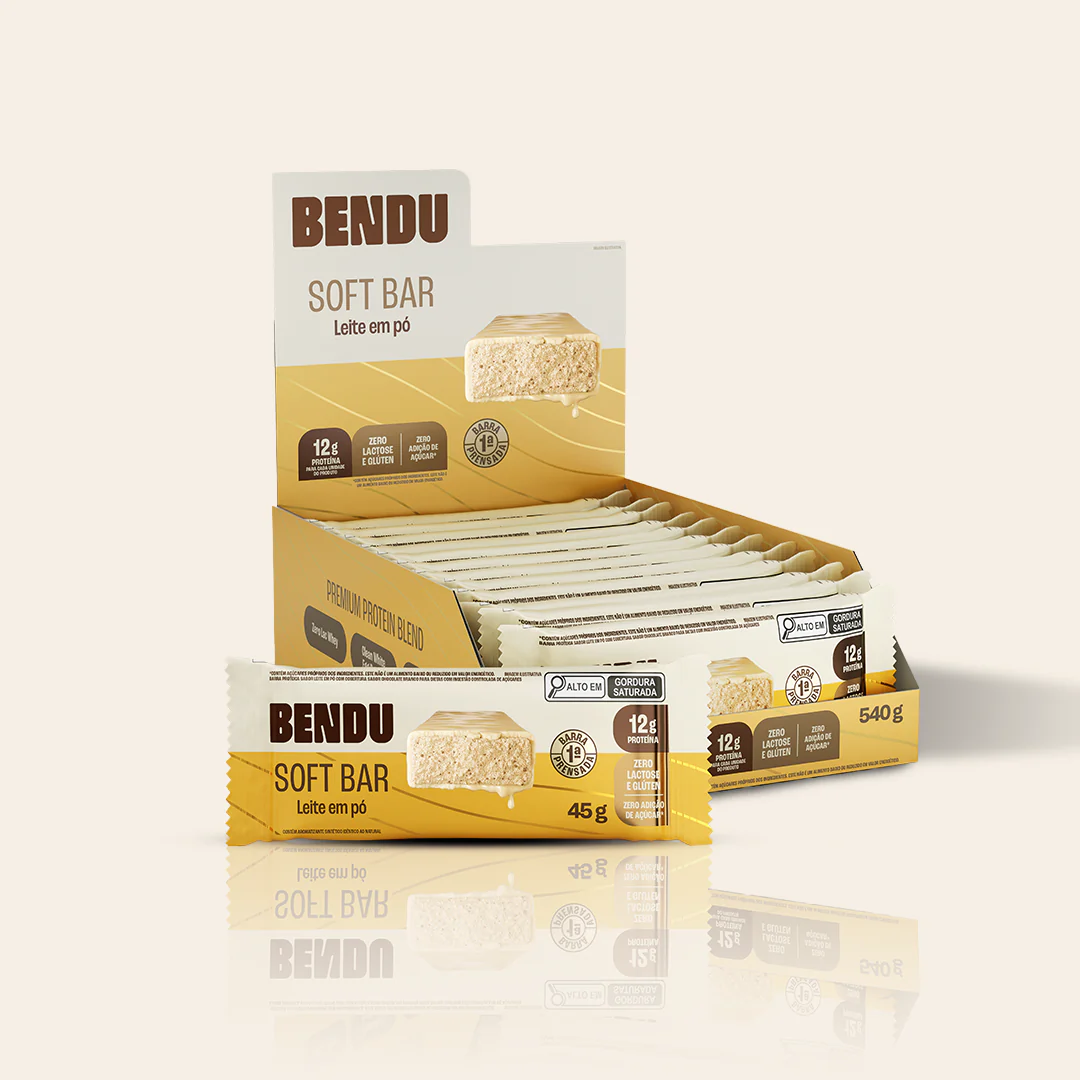 BENDU SOFT BAR 45G LEITE EM PÓ 