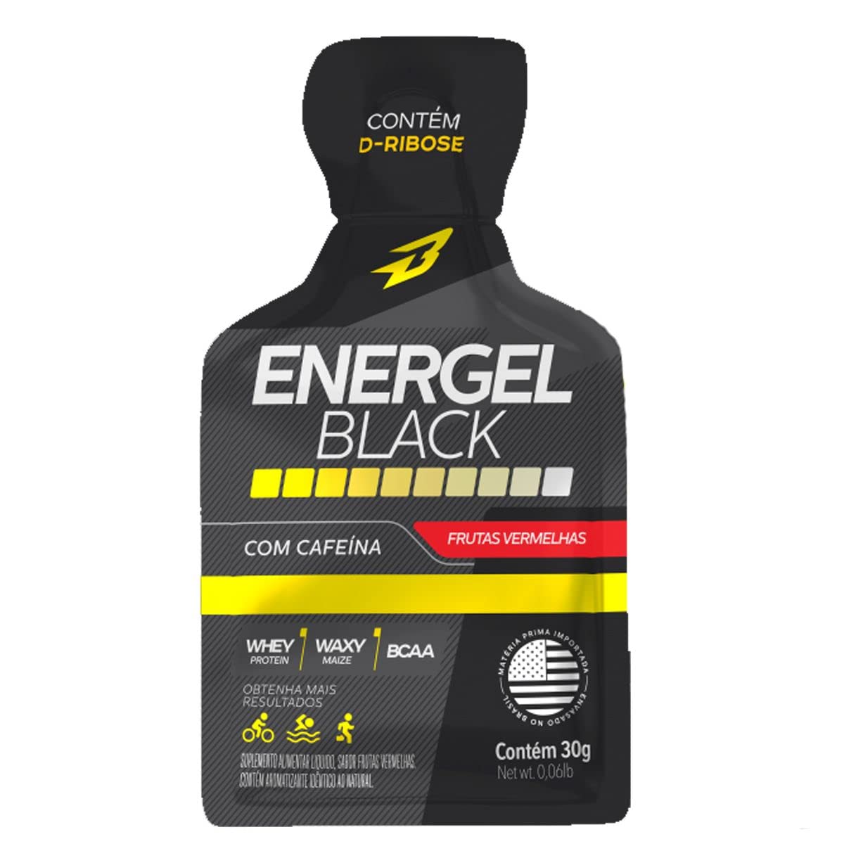 ENERGEL BLACK BODY ACTION FRUTAS VERMELHAS 