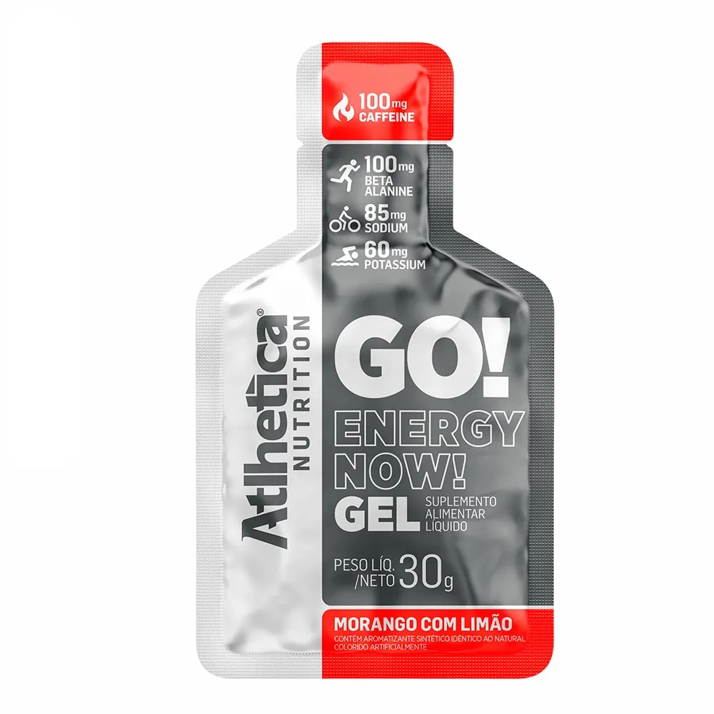 GO ENERGY NOW GEL ATLHETICA MORANGO COM LIMÃO 
