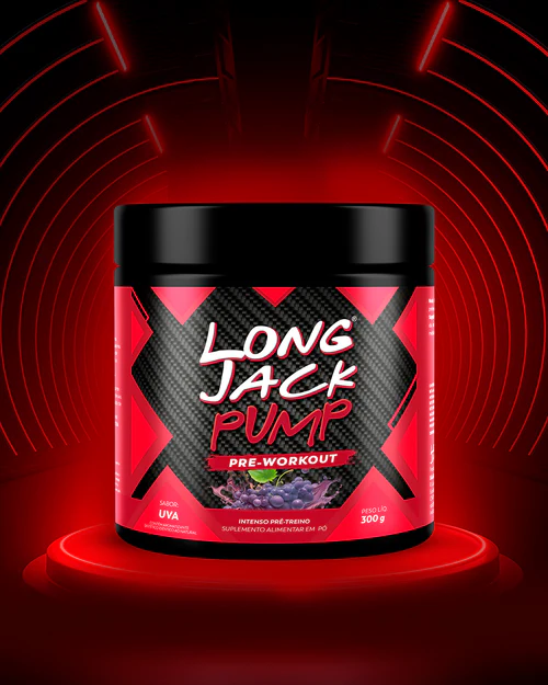 PRÉ TREINO LONG JACK PUMP 300G UVA