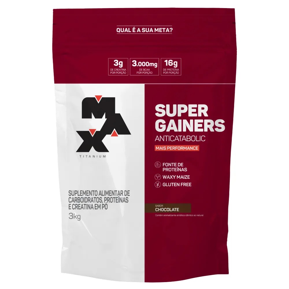 SUPER GAINERS ANTICATABOLIC MAX TITANIUM CHOCOLATE 3KG