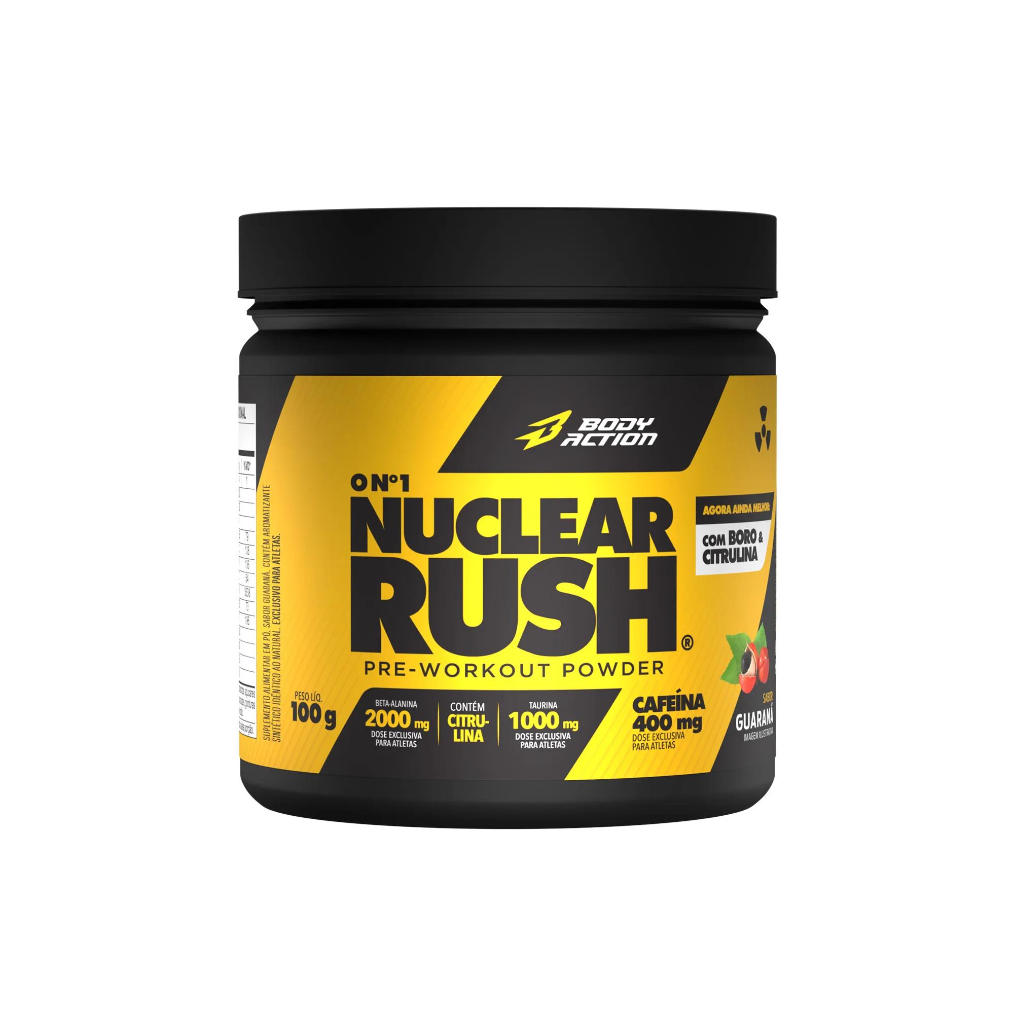 PRÉ TREINO NUCLEAR RUSH 100G GUARANÁ