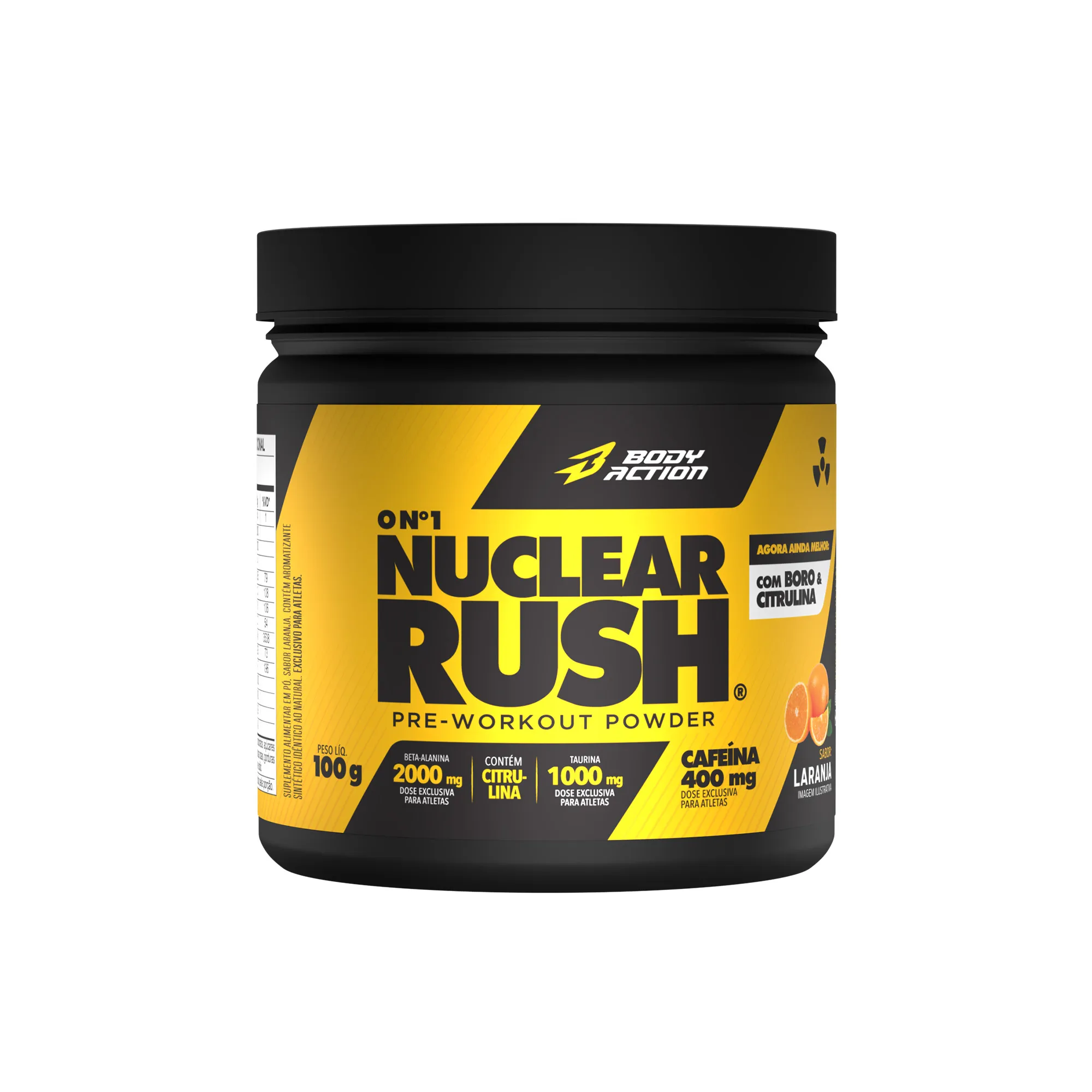 PRÉ TREINO NUCLEAR RUSH 100G LARANJA