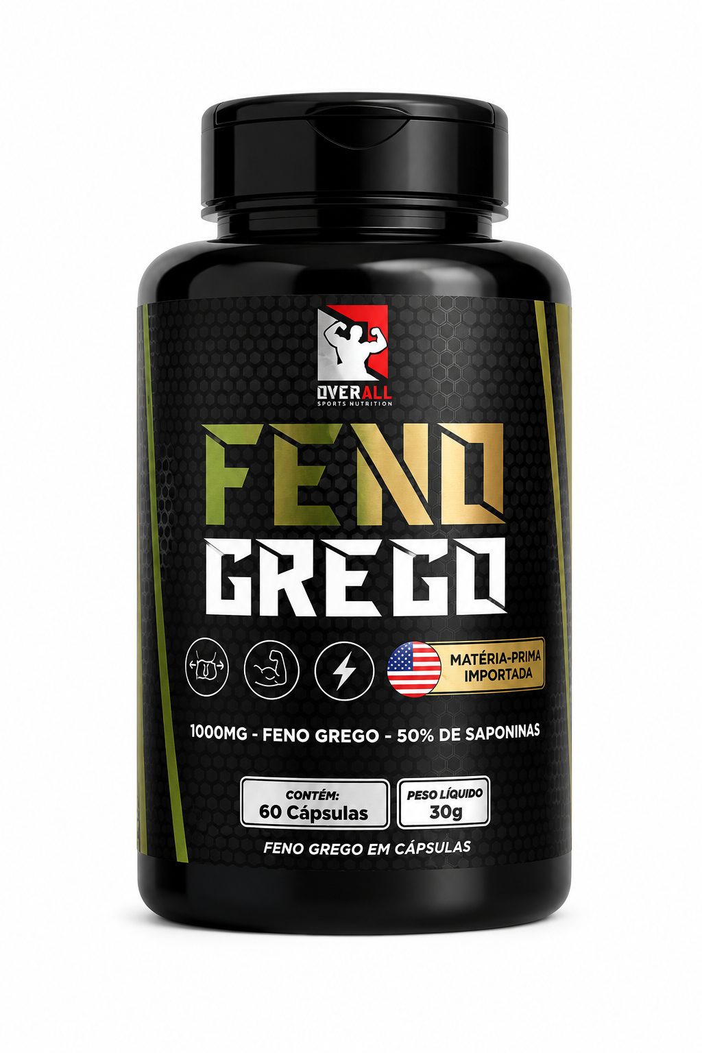 FENO GREGO OVERALL 1000MG 60 CÁPSULAS