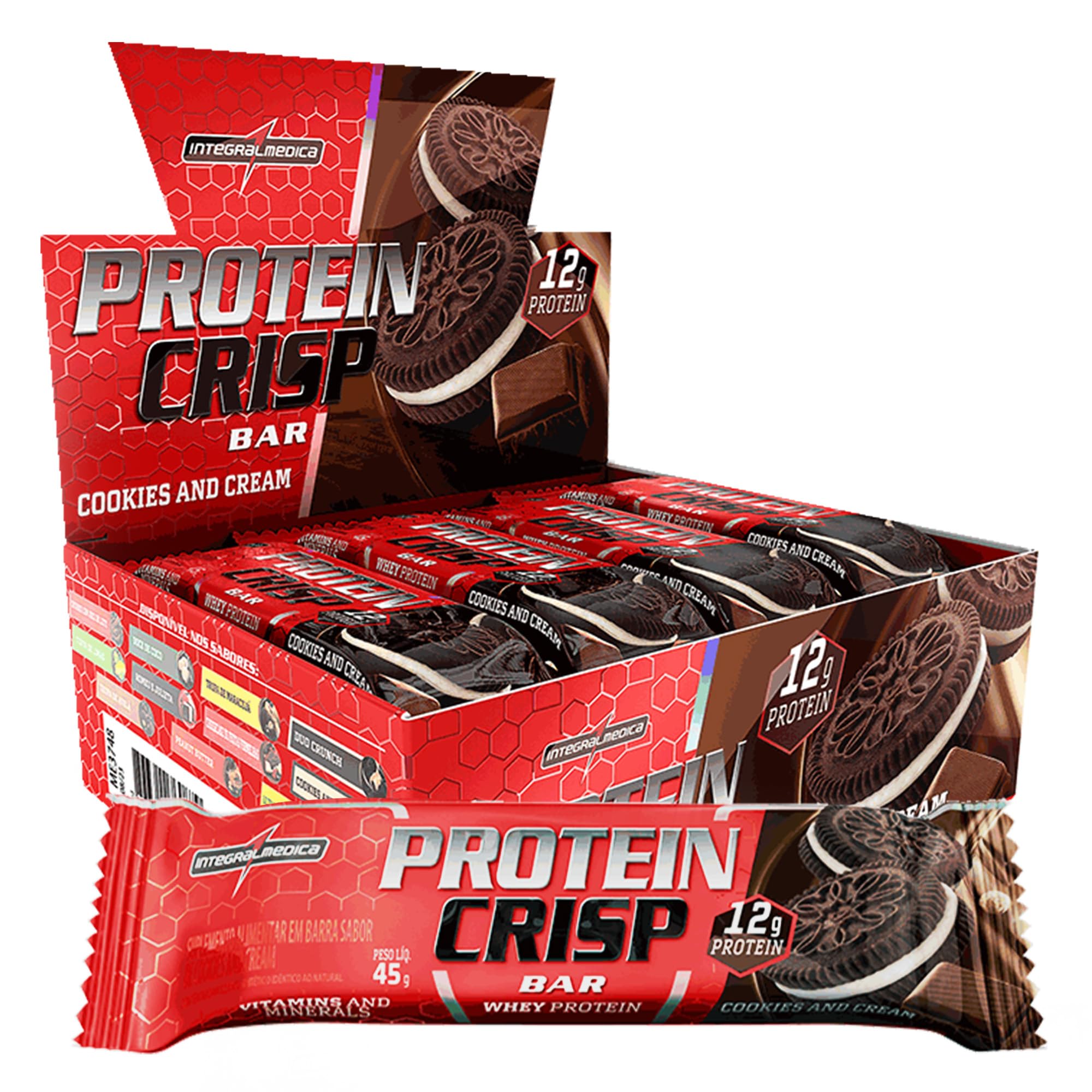 BARRA CRISP BAR IM COOKIES&CREAM 