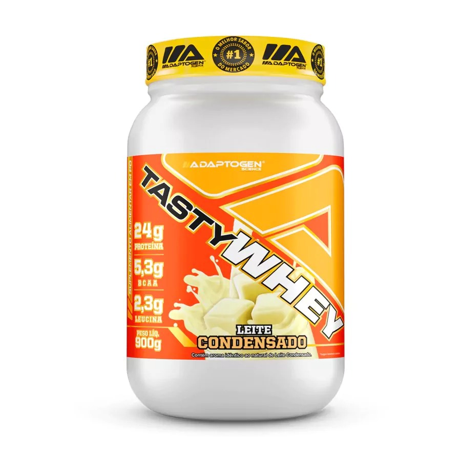 TASTY WHEY ADAPTOGEN 900G LEITE CONDENSADO