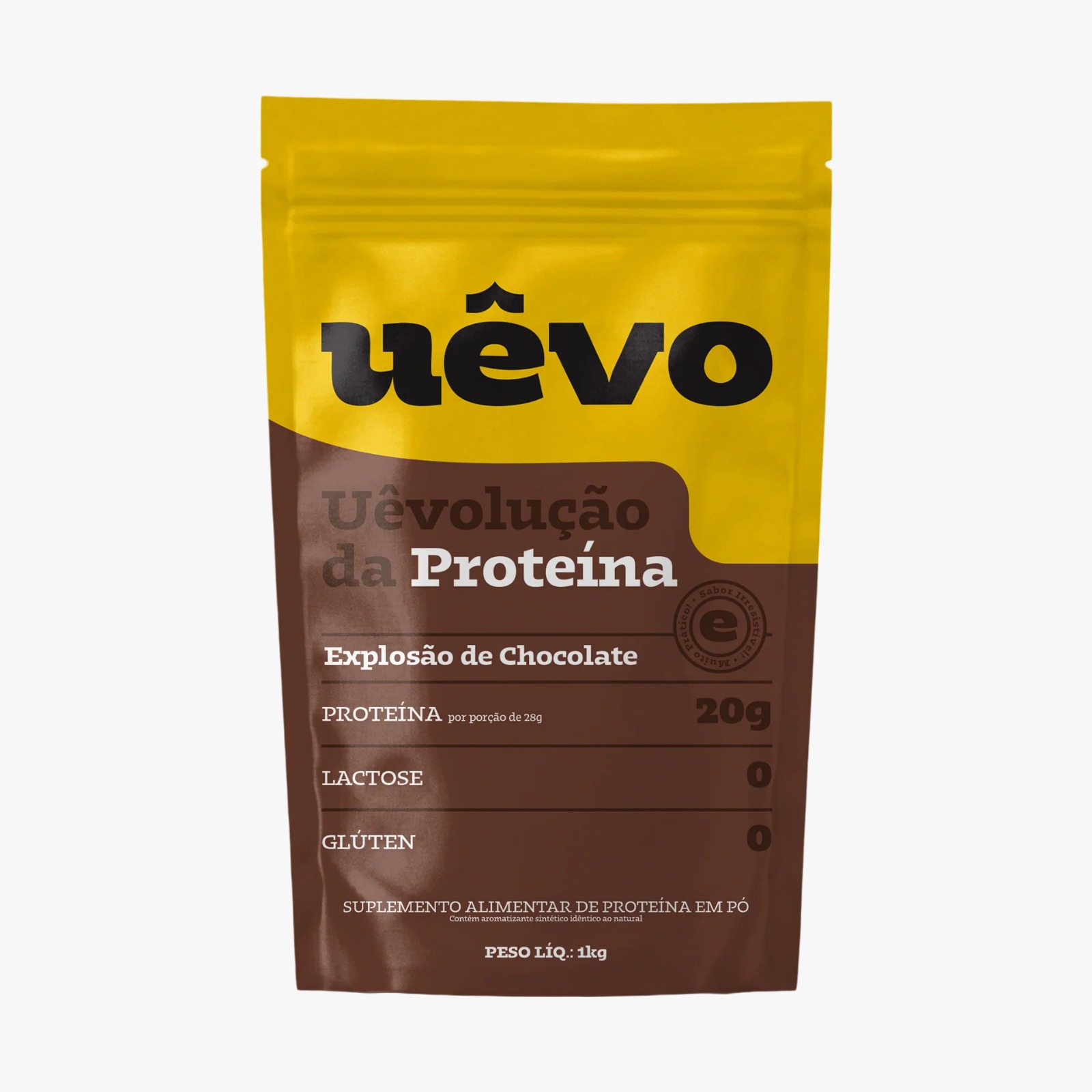 WHEY UÊVO 1KG EXPLOSÃO DE CHOCOLATE