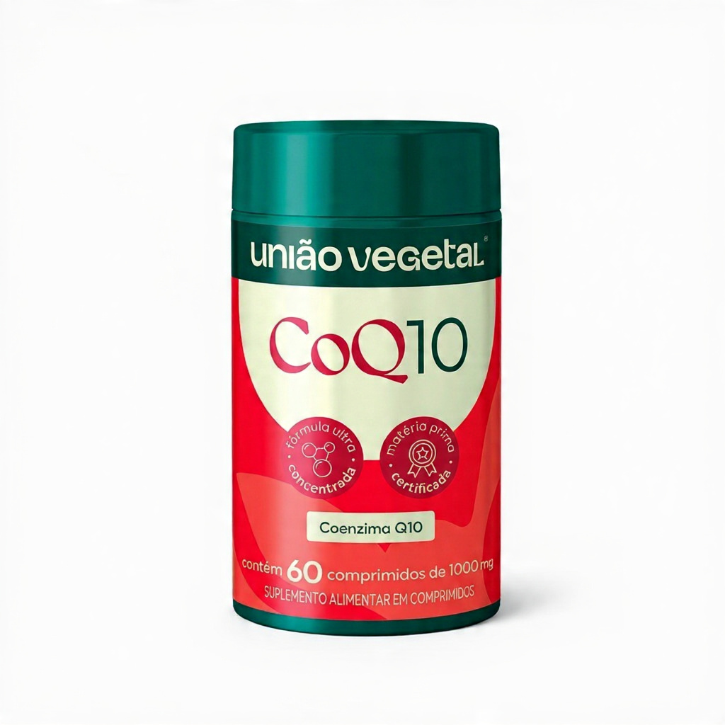 COQ10 UNIÃO VEGETAL 60 COMPRIMIDOS
