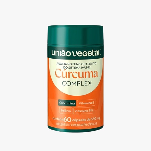 CÚRCUMA COMPLEX UNIÃO VEGETAL 60 CÁPSULAS