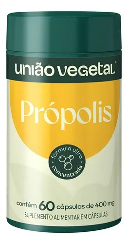 PRÓPOLIS 400MG UNIÃO VEGETAL 60 CÁPSULAS