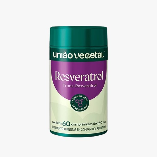 RESVERATROL UNIÃO VEGETAL 60 COMPRIMIDOS