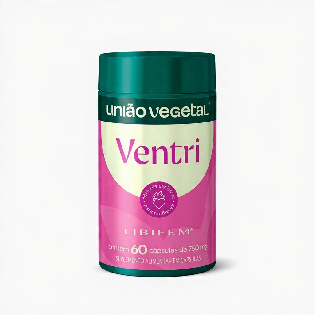 VENTRI LIBIFEM UNIÃO VEGETAL 60 CÁPSULAS