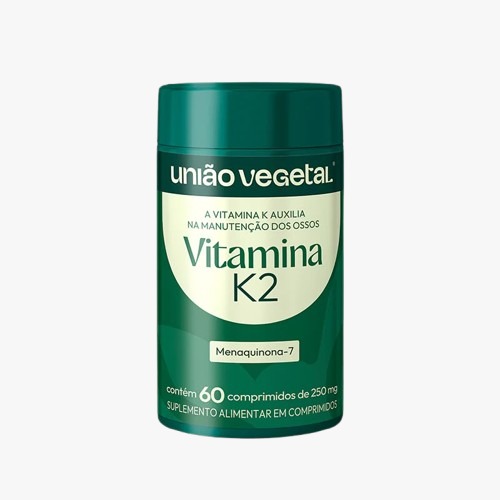 VITAMINA K2 UNIÃO VEGETAL 60 COMPRIMIDOS