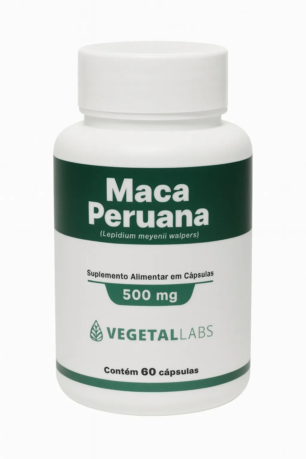 MACA PERUANA VEGETAL LABS 500MG 60 CÁPSULAS