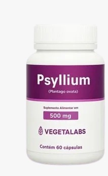 PSYLLIUM VEGETAL LABS 500MG 60 CÁPSULAS