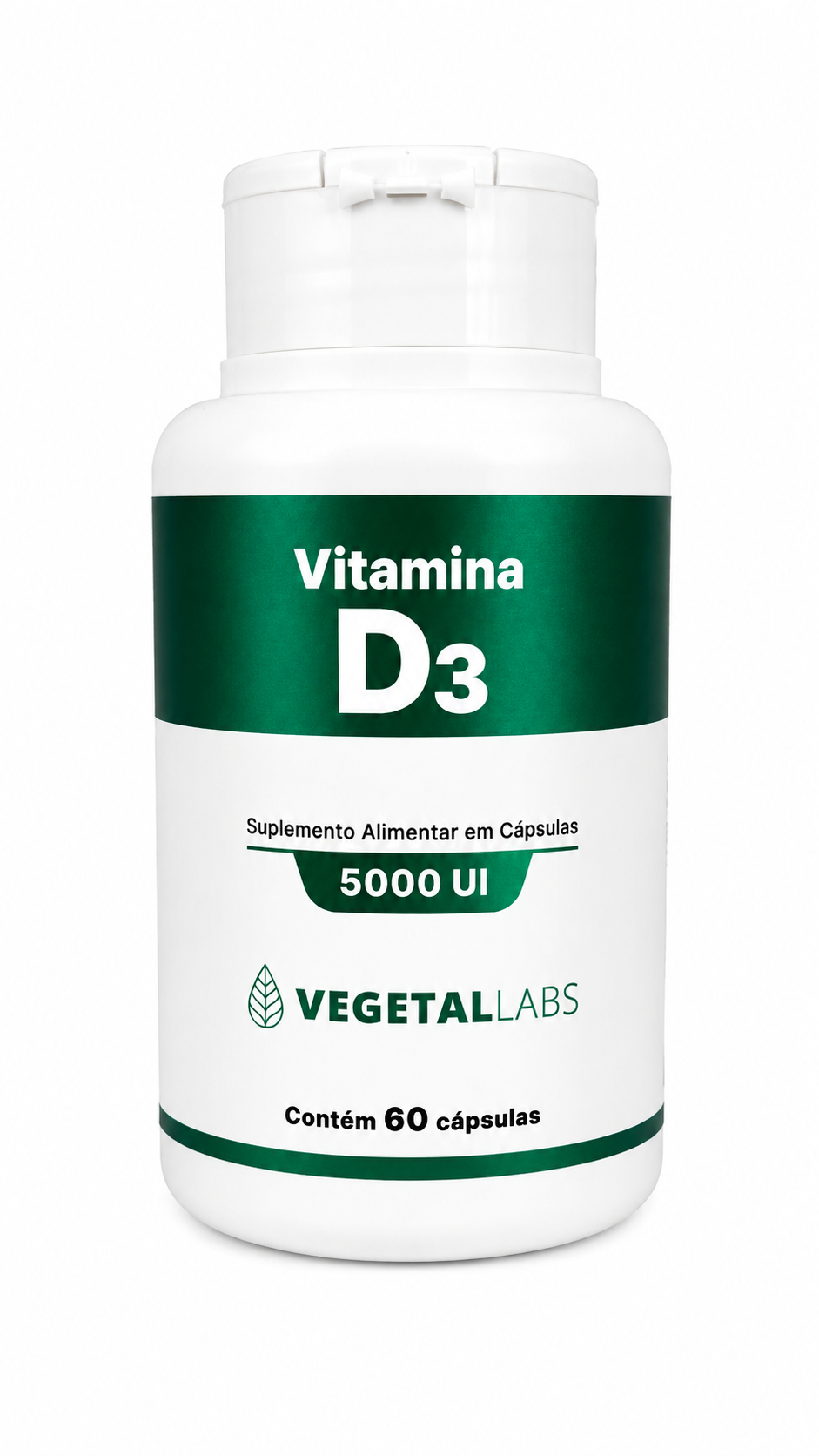 VITAMINA D3 5.000UI VEGETAL LABS 60 CÁPSULAS