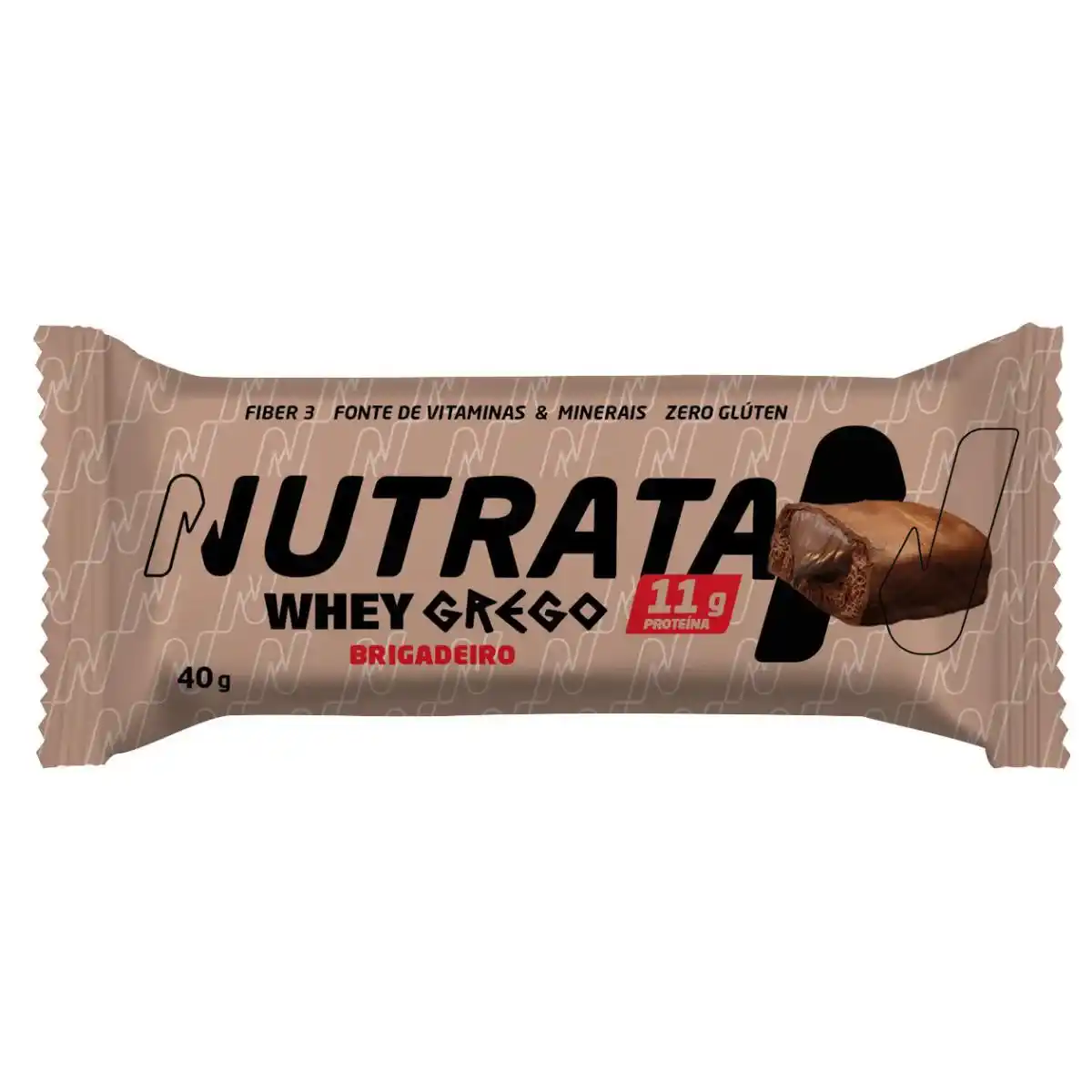 BARRA WHEY GREGO NUTRATA 40G BRIGADEIRO